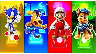 Sonic  🆚 Sheriff Labrador 🆚 Super Mario  🆚 Paw Patrol  🆚 Who Will Win?