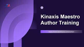 Kinaxis Maestro Author Training – Online Training (Course &  Certification Tips)
