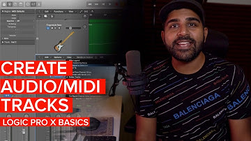 Create Audio and Midi/Software Tracks in Logic Pro X - Logic Pro X Basics