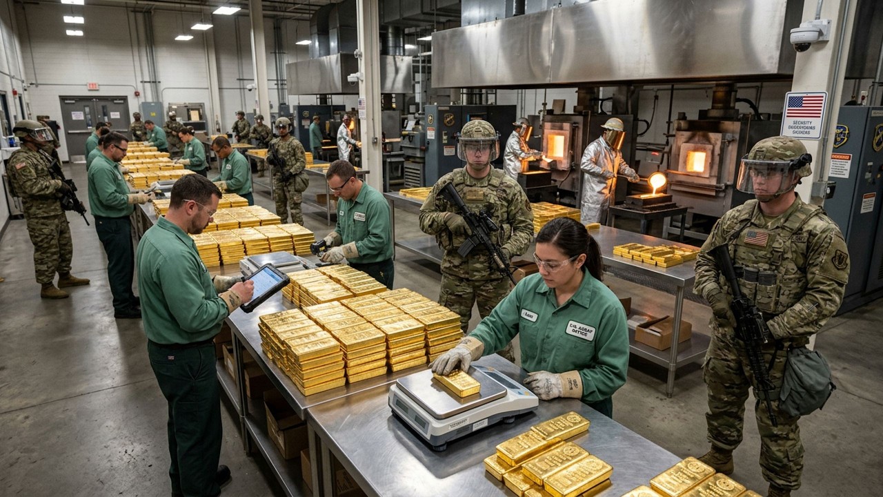 The 24K Gold Factory: This Is How Mining Ore Is Refined Into Gold Bars (Full Process)