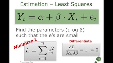 21 - Linear Regression (one X-variable)