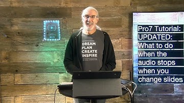 UPDATED: ProPresenter 7 Tutorial:  What to do when your audio stops itself when slides change