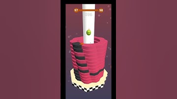 Stack Ball - Level 97 GamePlay #stackball #stackball3dgame #gaming #shorts