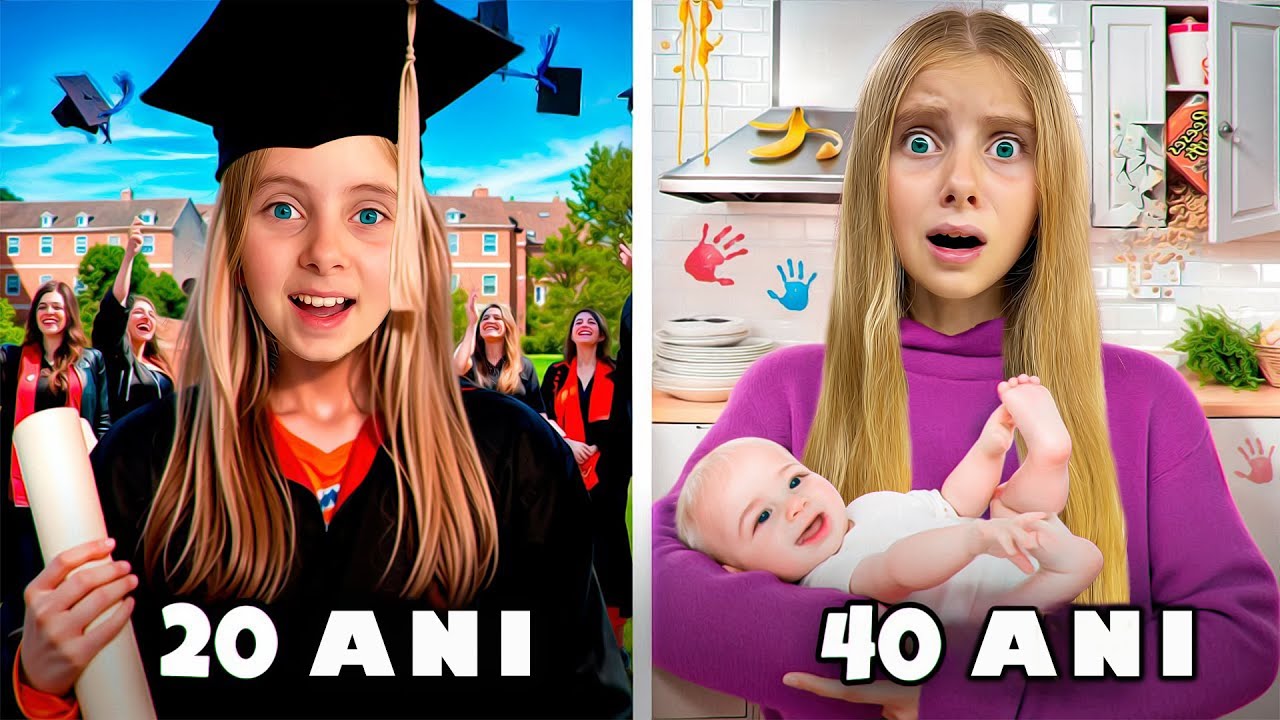 🤱 Melissa are BEBELUȘ 👵 100 de ANI ⏰ în 24 de ORE Challenge 👶 Partea 4