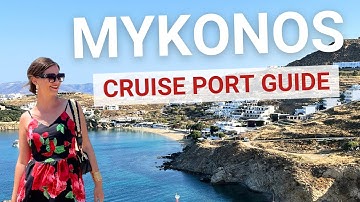 Mykonos Greece Cruise Port | Best Things to Do in Mykonos Town (4K)