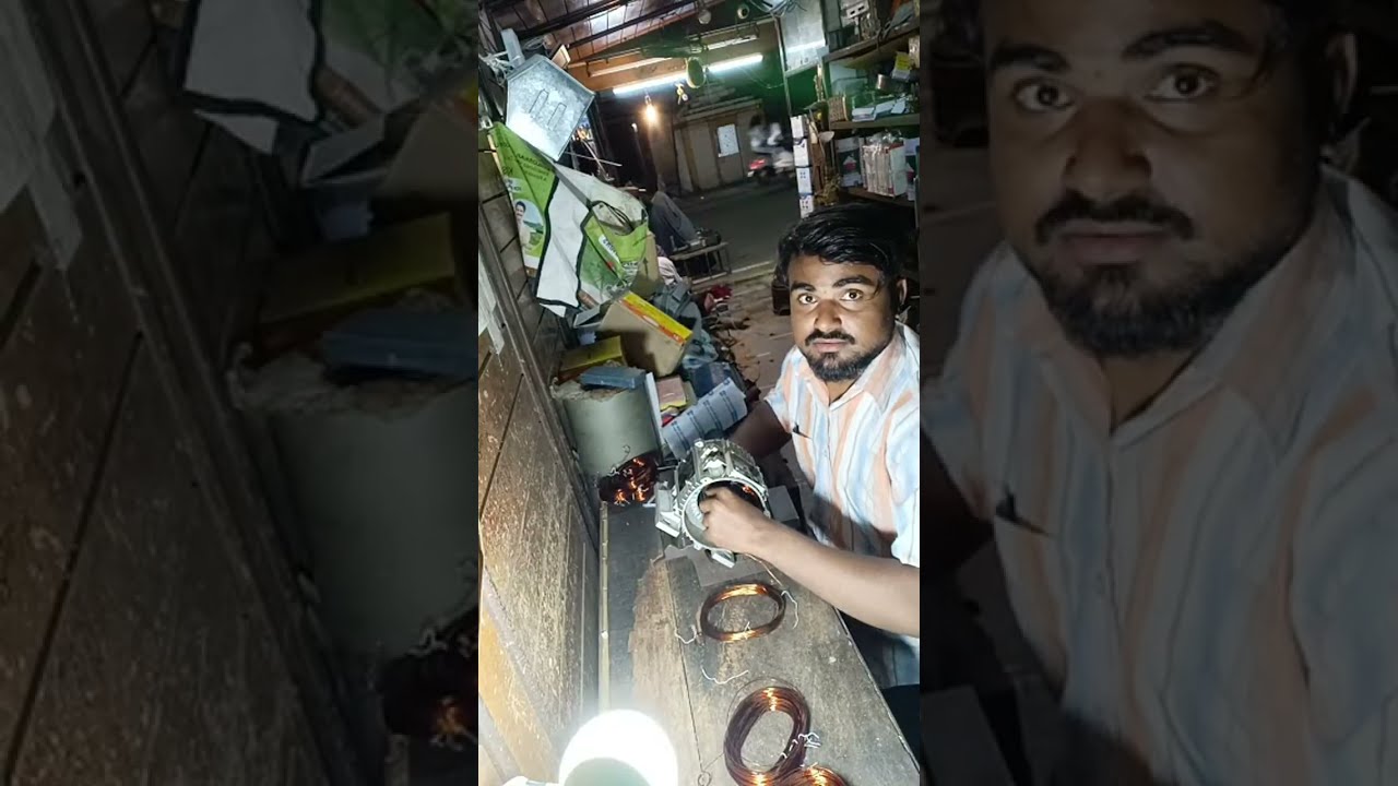 Three-phase motor winding