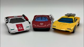 War For Cybertron Deluxe Cl Red Alert & Sideswipe & Sunstreaker Transformers Toy Robot Video