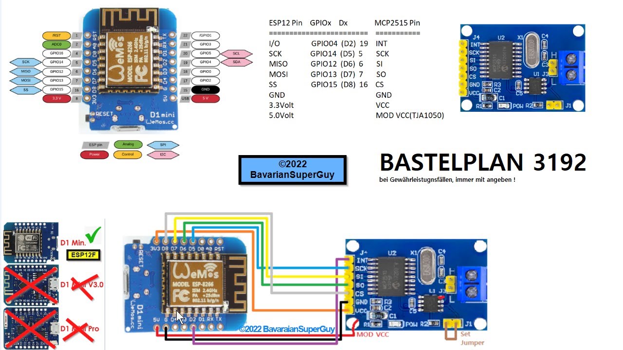 ESP32 + MCP2515 use CANHacker on CAN Bus system 