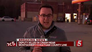 Sheriff's deputy killed in Montgomery County crash