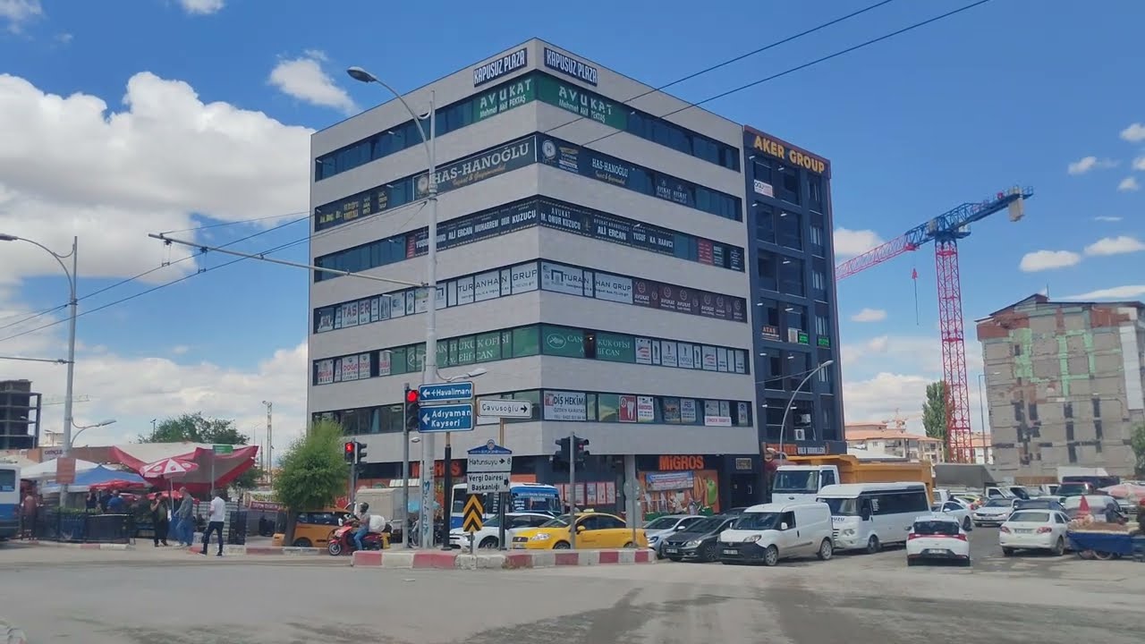 Depremden Sonra Malatya, Şantiye, inşaat ve trafik. 03.06.25