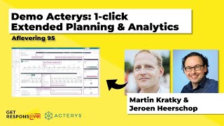 Acterys demo: 1-click planning & analytics on Power BI | GRLive 95