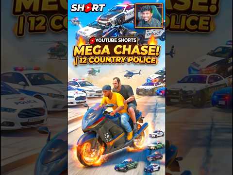 MEGA CHASE 🤯 12 Country Police 👮 Gta 5 Gamingplay 24V 24H Challenge #dattraxgaming #gta #gta5