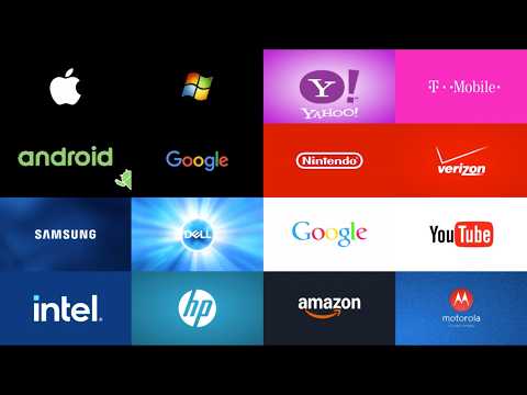 Battle of the Logos - TOP TECH LOGOS in Four Animated Versions! (Combined Endings)
