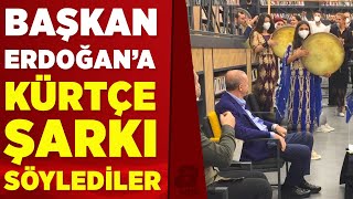 Başkan Erdoğan, Batmanlı gençlerden Kürtçe şarkı dinledi | A Haber