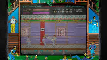 Kung Fu Master Arcade (Realistic old crt monitor and original bezel. Window version)