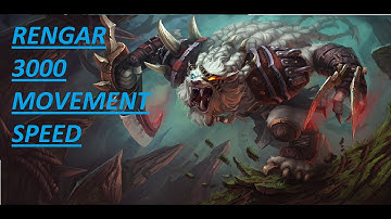 League of legends - Rengar 3000 movement speed [HD]