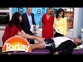 Karl's leg wax for charity