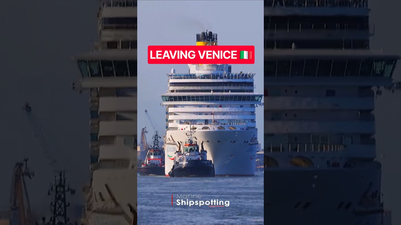 Costa Deliziosa LEAVING Venice! 🚢🔥