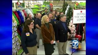 ABC7 News at 5 The Salvation Army Red Kettle Campaign Kick Off