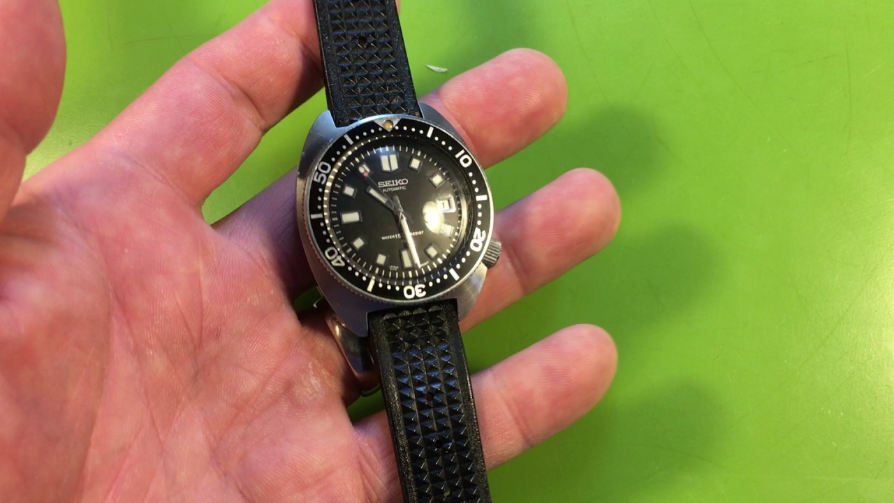 GT Seiko 6105-8009, original owner watch, amazing condition piece, original  strap - YouTube