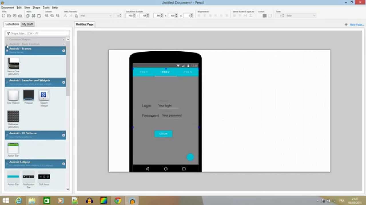 Download How To Make Screen Wireframes For Android Lollipop With Pencils Youtube