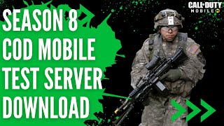 *NEW* SEASON 8 COD Mobile TEST SERVER DOWNLOAD | COD Mobile Season 8 Leaks | CODM Leaks 2023