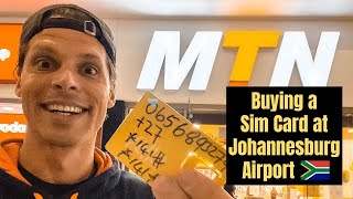 Buying a SIM Card at Johannesburg Airport 🇿🇦