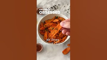 I obsessed with these air fryer carrot chips.