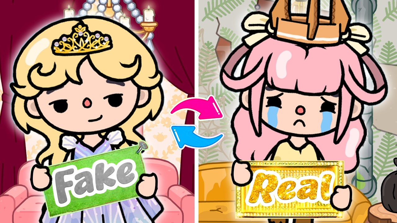 Real and Fake Princess | Toca Life Story | Toca Boca