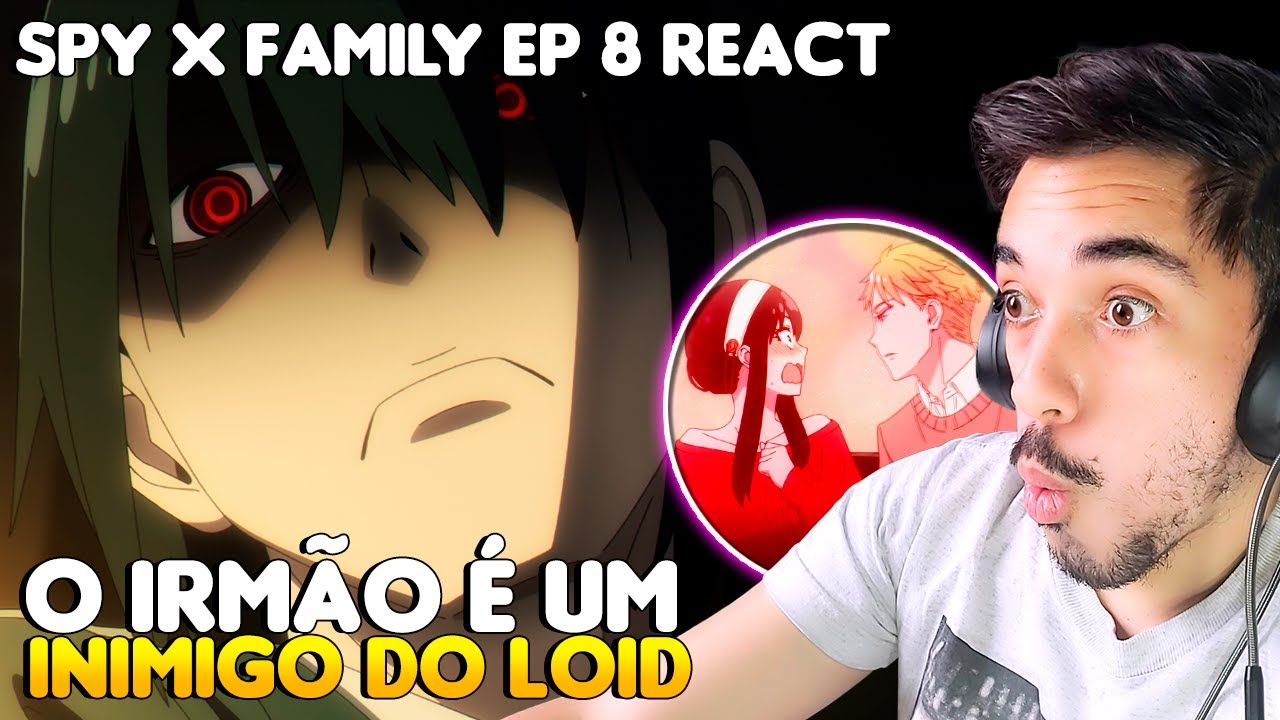 YURI APARECE!! BEIJO DE YOR E TWILIGHT - React Spy x Family EP. 8