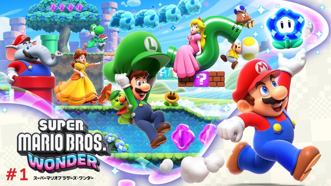 ホワカハニャハオ👆ワンダーな世界を冒険！【スーパーマリオブラザーズ