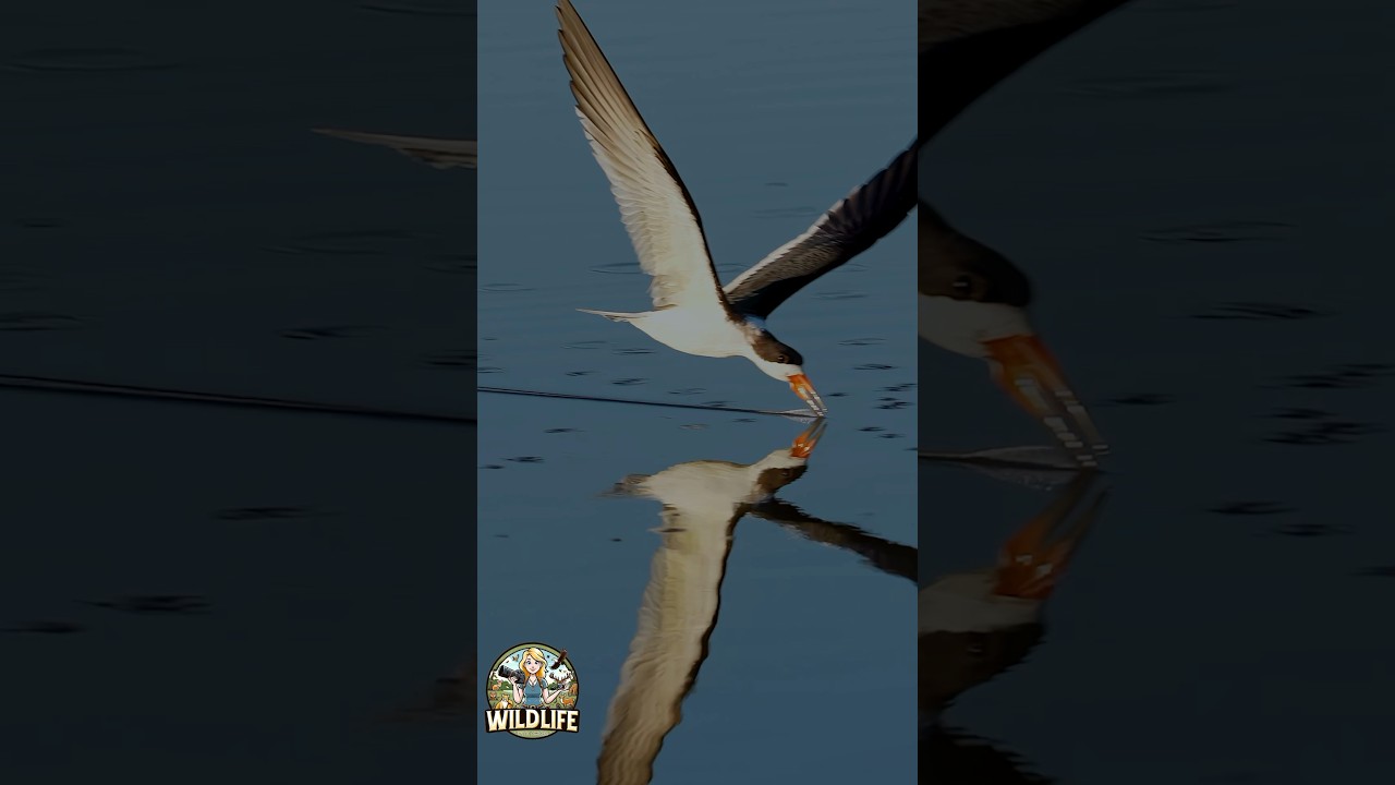 It’s a good morning for reflections and skimming. 