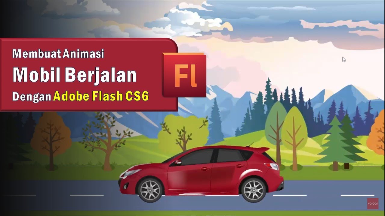 Cara Membuat Animasi Mobil Berjalan dengan Adobe Flash CS6 - YouTube