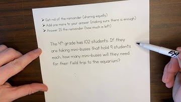 Interpreting Remainders in Long Division Word Problems