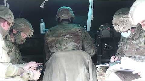 Field Artillery Call For Fire Training During Summer Shield