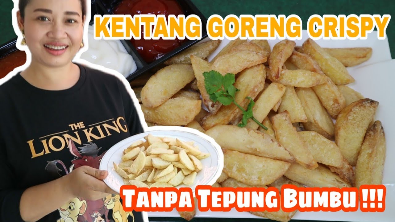 CARA MEMBUAT KENTANG GORENG CRISPY TANPA TEPUNG BUMBU 
