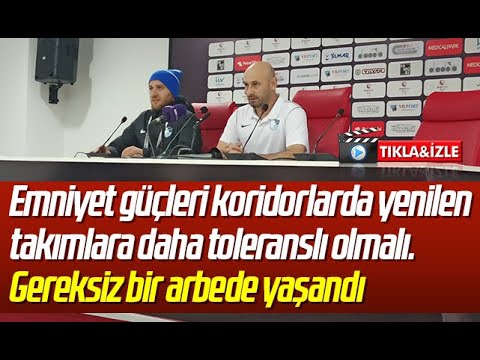Erzurumspor Teknik Direktörü Muzaffer Bilazer: Koridorlarda yenilen takımlara daha toleranslı olmalı