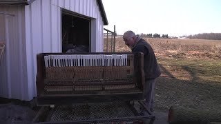Williamston man creates custom wood products from old pianos