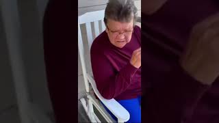 Angry grandma fake cigarette prank 🚬
