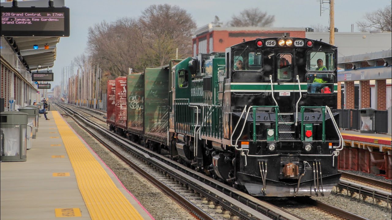 Railfanning at New Hyde Park with high speed action, horn salutes, shave and a haircut, and more!