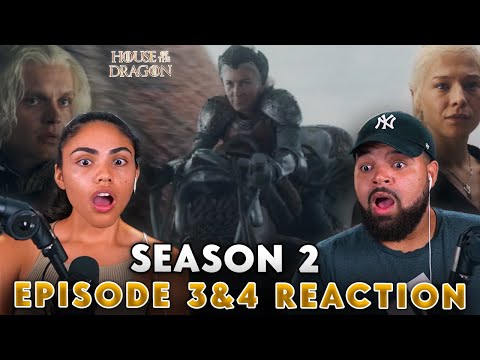 BATTLE OF DRAGONS! | House of The Dragon S2 Ep 3 and 4 Reaction