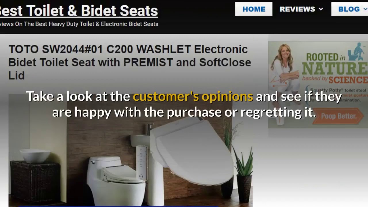 Overview Of The Toto C200 Washlet Electronic Bidet Toilet Seat Review
