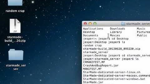 Setup starmade server (mac edition) :: Server setup