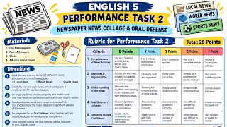 Performance Task 2  | English 5
