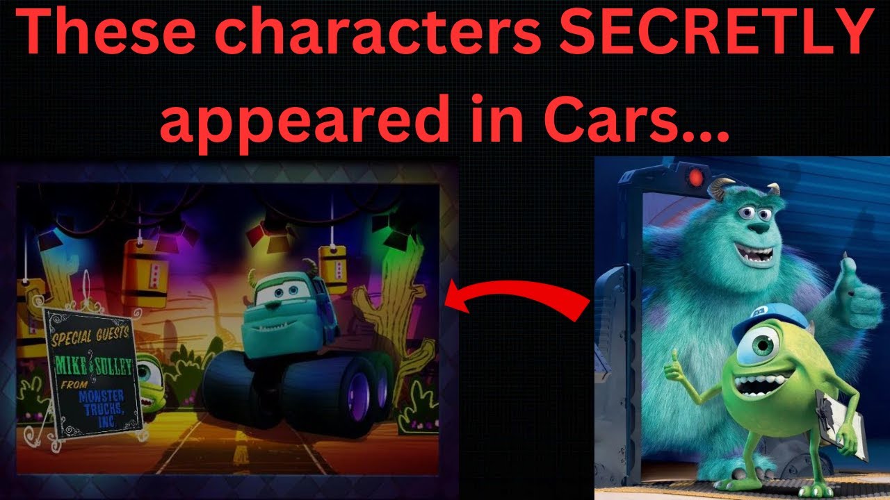 Mike and Sully SECRETLY Appeared in Cars...