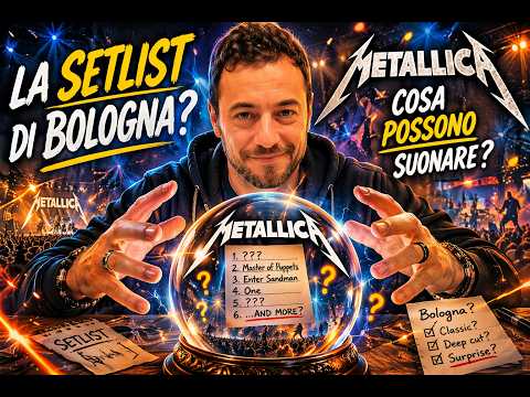 Video METALLICA LA SETLIST DI BOLOGNA! (PREVISIONE)