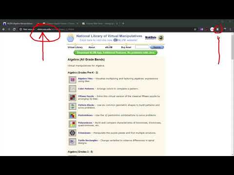 Virtual Manipulatives (NLVM)