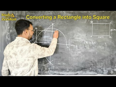 🟥Converting a rectangle into square ( ch- construction) #rectangle #square #construction #youtube 