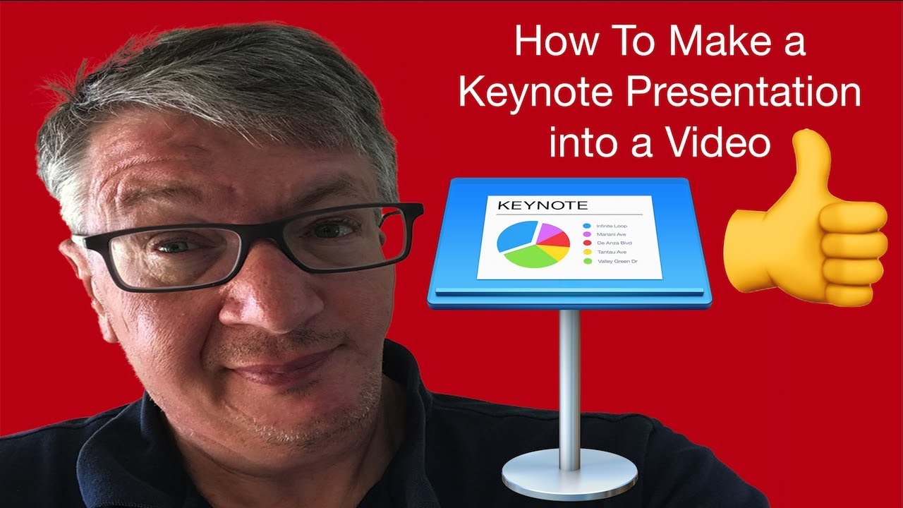 put video in a keynote presentation