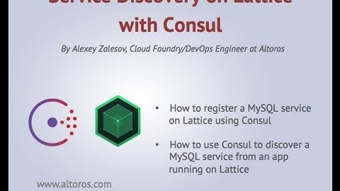 Service Discovery on Lattice with Consul